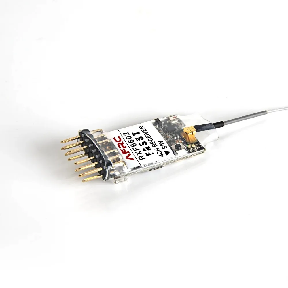 AFRC-RXF6602 Mini ricevitore per Futaba S-FHSS FASST 6EX, 7C, TM-7, TM-8, T8FG, T10C, TM-10, T10CG, T12Z, T12FG, TM-14, T14MZ, T18