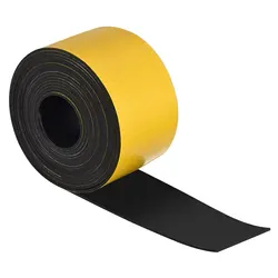 Neoprene Self-Adhesive Rubber Tape Strips Gasket Door Window Seals Rubber Weather Stripping for DIY Seal Pads Sound-Proofing