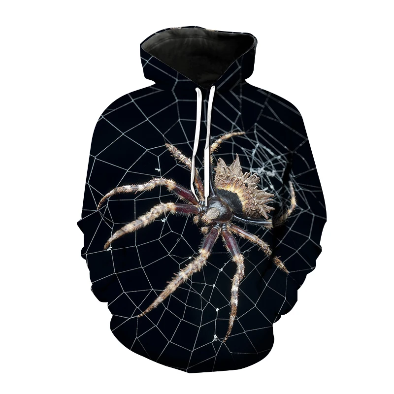 Hoodies 3d Print Animals Duck Pig Spider Sweatshirts Boys Girls Unisex Hooded Fashion Sweatshirts kids Cartoon Clothes Coat