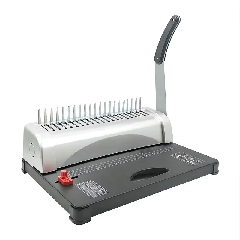 

Rubber ring binding machine 21 holes comb book binding machine office, convenient, practical and durable