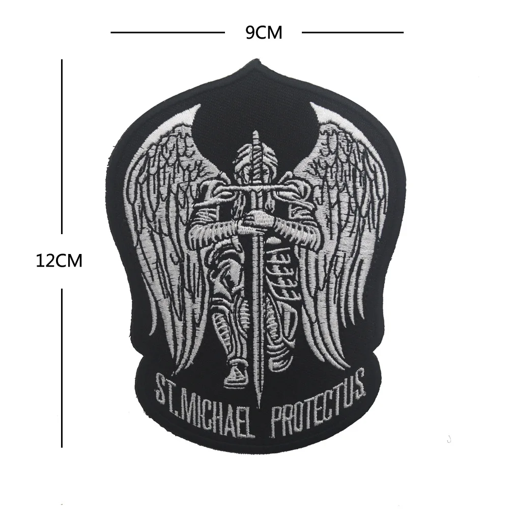 Parche bordado San Miguel para moral táctica de mochila - imagen 4