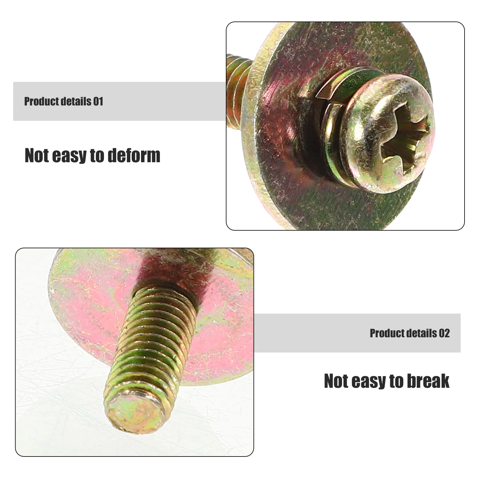 

20Pcs Drum Lug Screws Trendy Design Professional Drummer Accessory Replacement Bass Drum Lug Screws Percussion Mounts