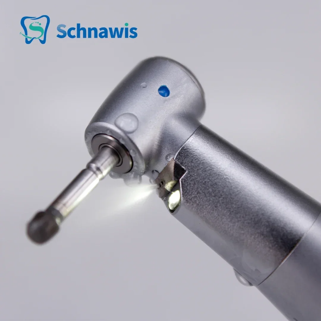 Schnawis 1:1 Dental Low Speed Handpiece 4:1 Dentistry Contra Angle Hand piece Optic Fiber E15L E20L E15C E20C Blue Green Ring