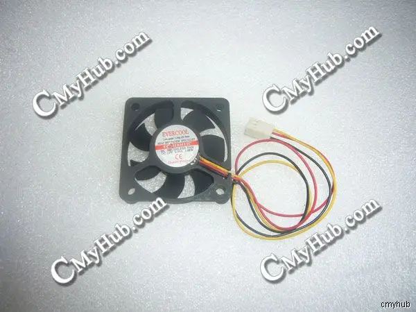 For EVERCOOL ECS010M12C DC12V 0.09A 1.08W 5010 5CM 50MM 50X50X10MM 3pin Cooling Fan ECS010M12C