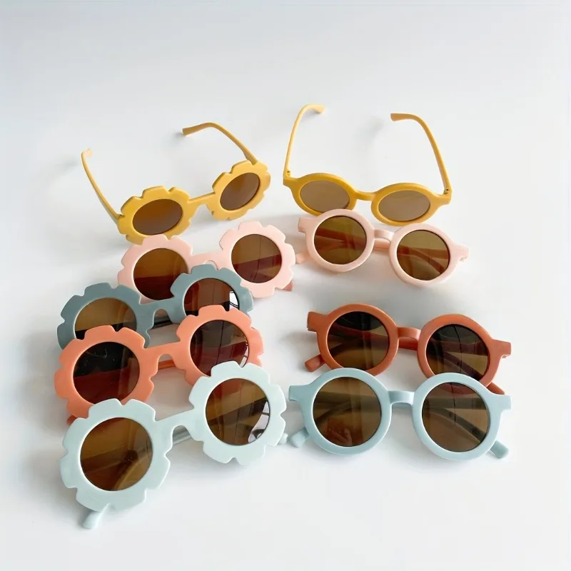 

9Pairs Kids' Fashion Glasses Playful Designs Perfect for Parties Gifts Casual Accessories for Boys and Girls