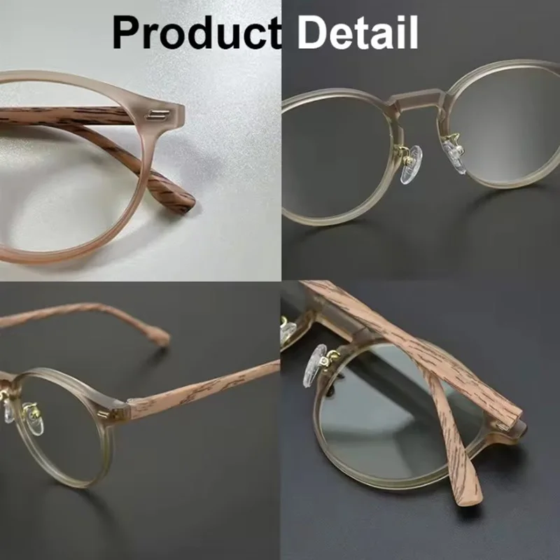 نظارات قراءة مضادة للضوء الأزرق للنساء، نظارات بإطار دائري أنيق، نظارات كلاسيكية خفيفة لقصر النظر الشيخوخي للرجال