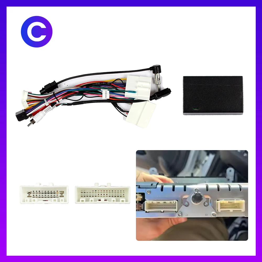 Android autoradio stroomkabel voor Renault Duster Sandero Kangoo Logan Kadjar Master autoradio bedradingssysteem adapter Canbus box