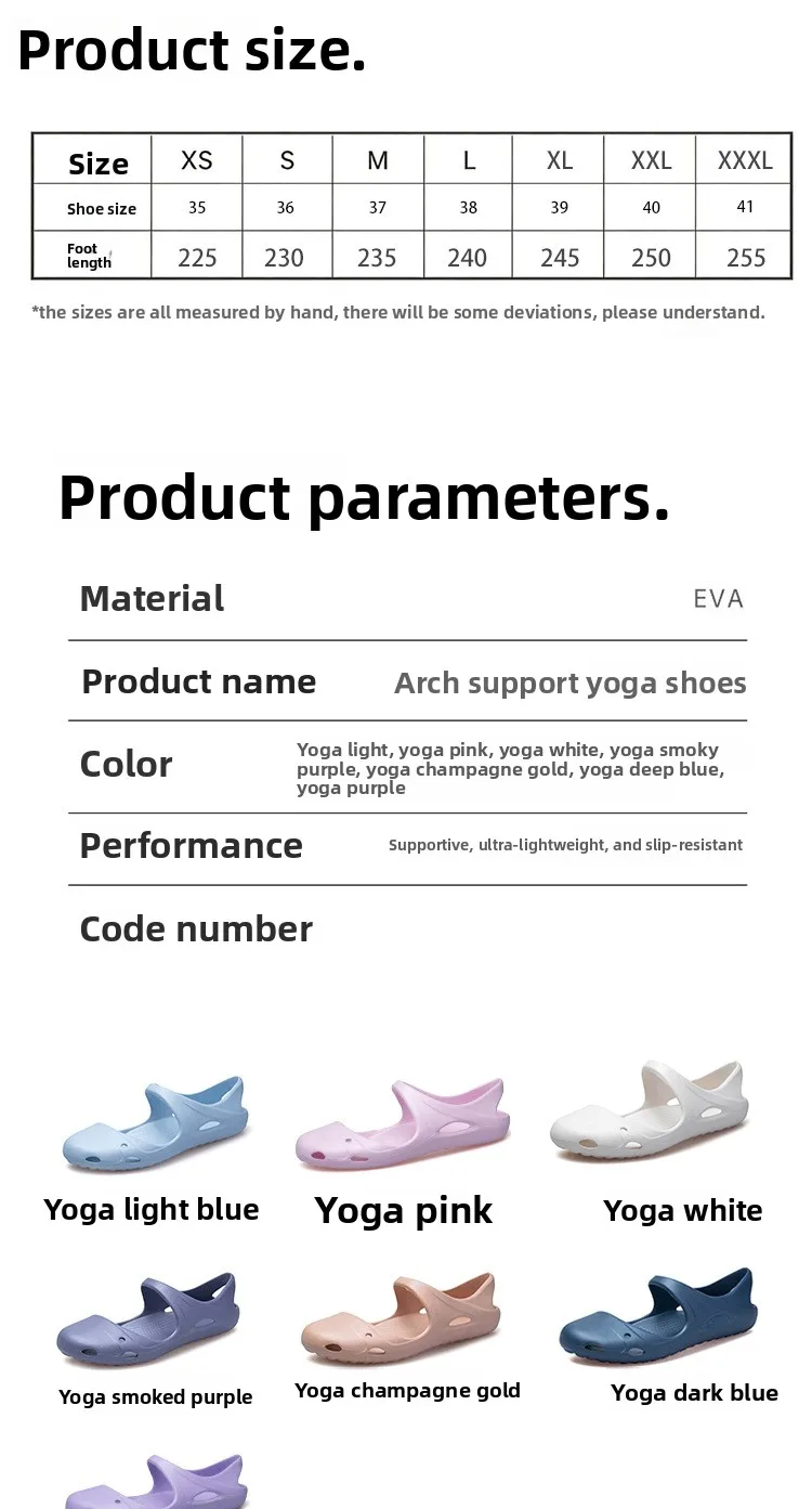 Damen EVA Yoga-Schuhe Einfarbige Geschlossene Zehensandalen Sommer Leichte Rutschfeste Damen-Flachschuhe Lässige Gehschuhe – Detail 2