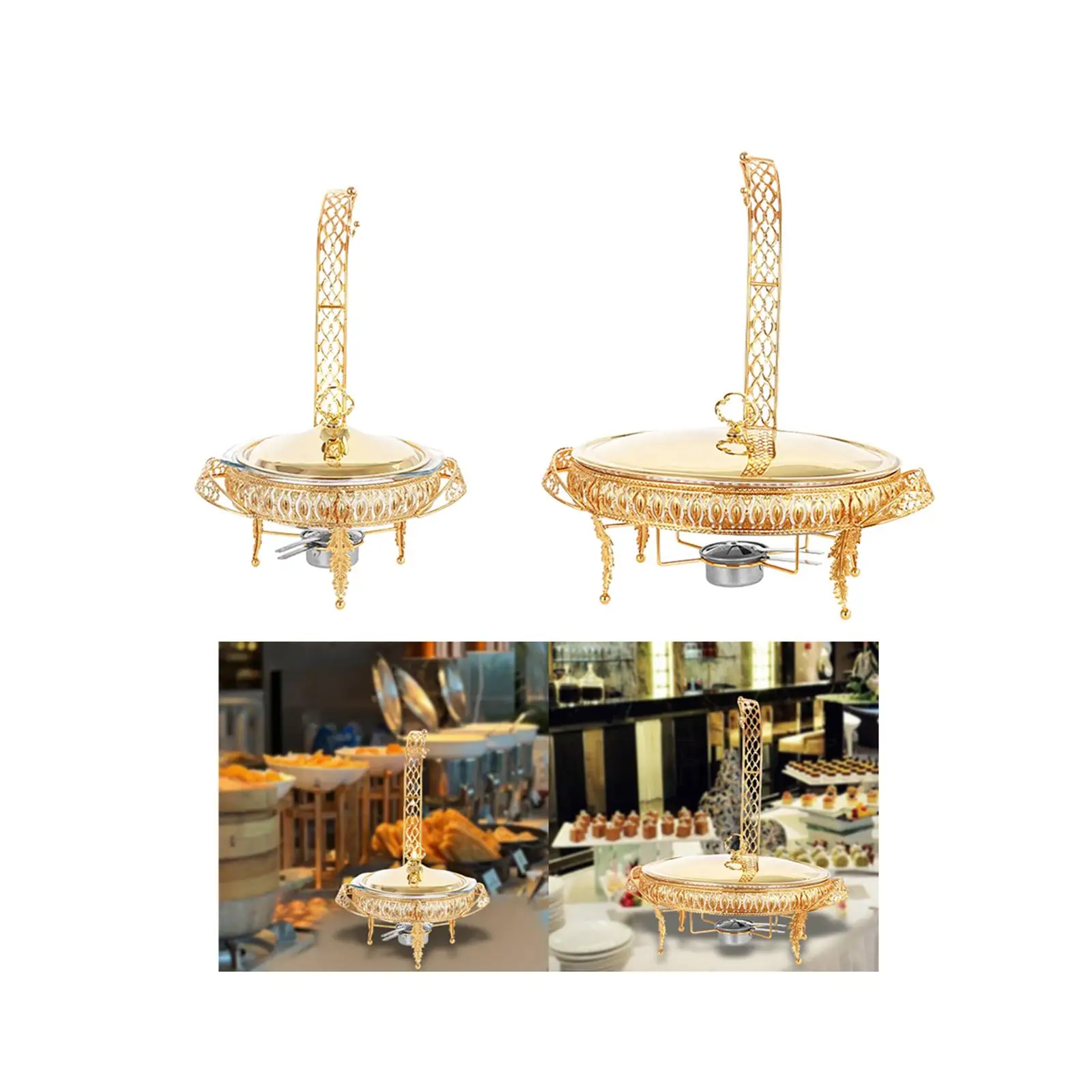 Buffet Warming Tray Set Easy to Clean Multiuse for Restaurant Festival Hotel