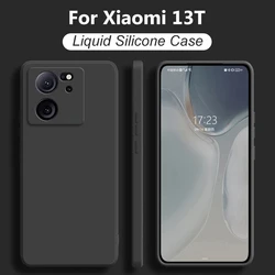 Mi 13T Mi13T Pro Case Luxury Liquid Silicone Soft Cover For Xiaomi Mi 13T Mi 13 T Pro Mi13T Pro 5G Protection Phone Cases Fundas
