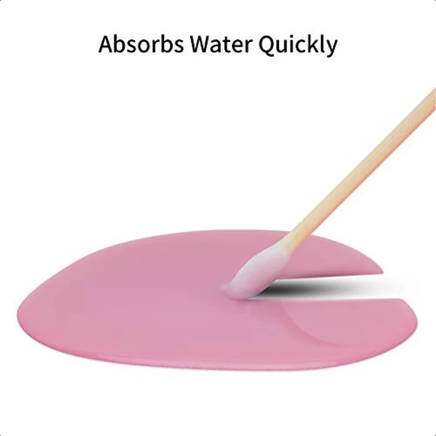 500개입 면봉 천연 이중 라운드 강력한 나무 면봉 귀 청소용 동물 학대 없는 귀 면봉 보관함 포함