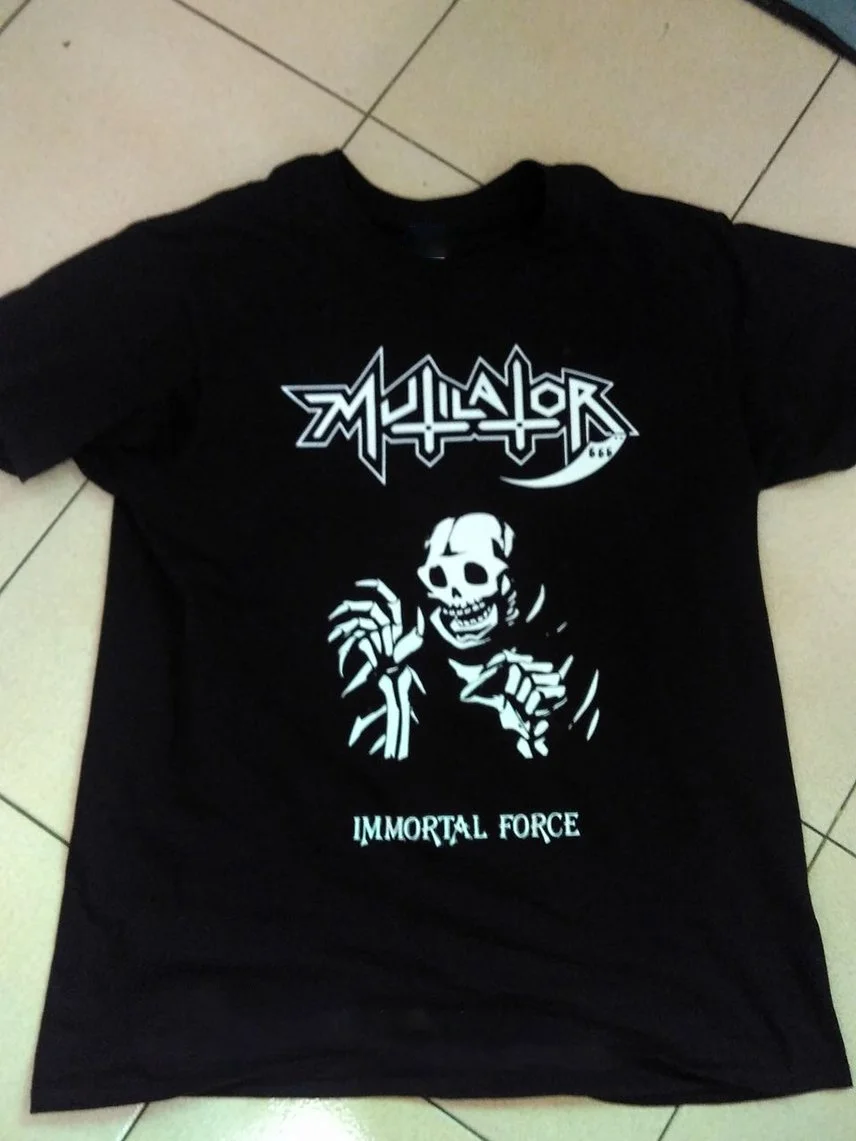 Mutilator Immortal Force T Shirt Cotton Black Men S to 5XL BE986