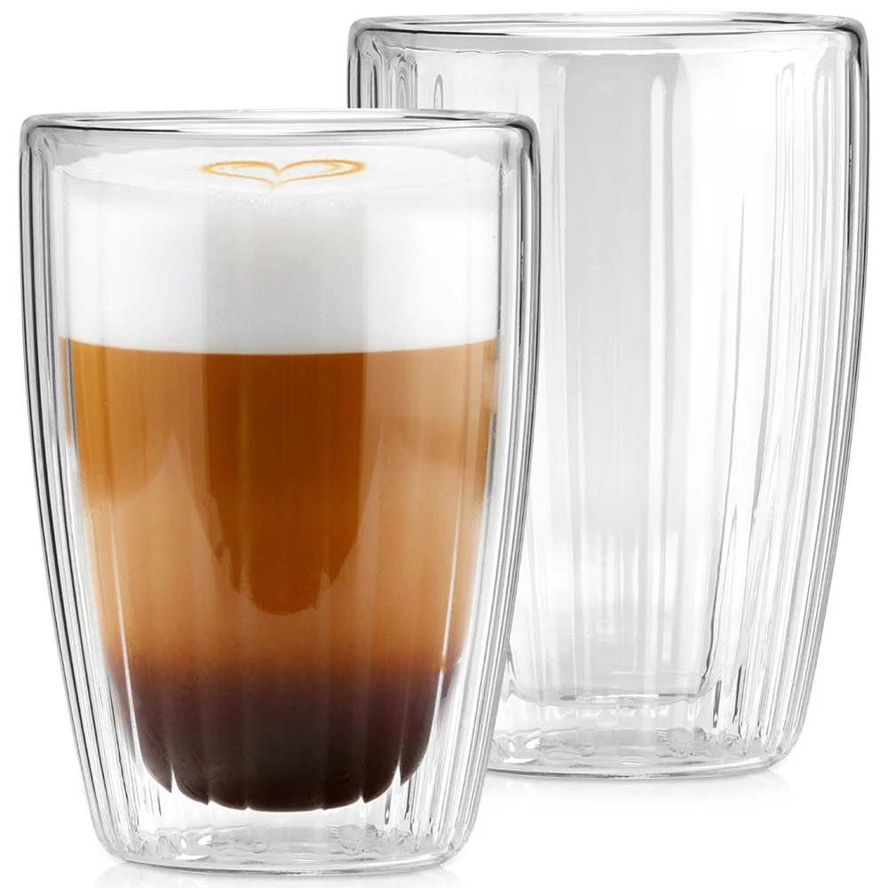 350 ml dubbelwandige koffie- en thee-thermische glazen 2 stuks