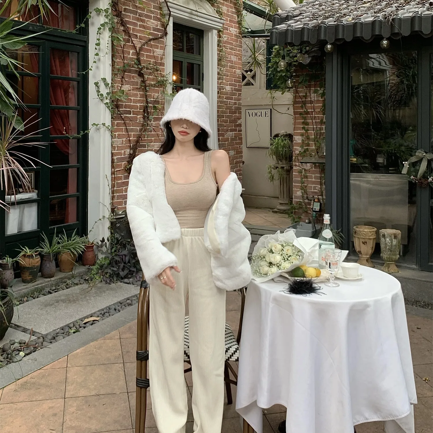 معطف نسائي من Faionable Thiened ort Plu فضفاض مناسب لخريف وشتاء جديد Sle النسخة الكورية يناسب الجميع... #3