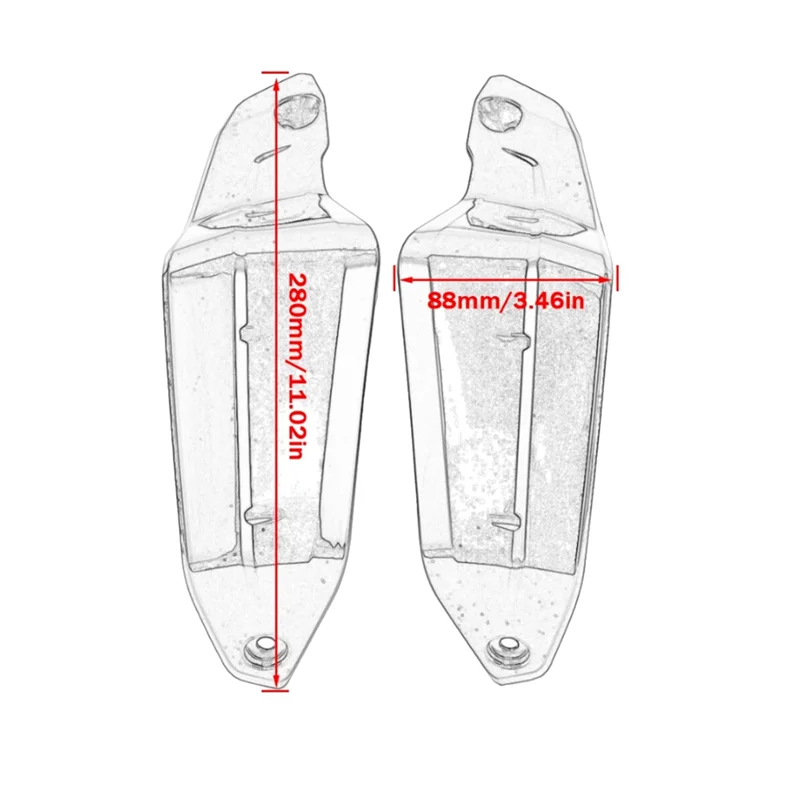 دائم لهوندا CRF1100L X-ADV 750 غطاء حماية اليد شاشة قفازات واقية لليد درع الرياح منحرف دراجة نارية