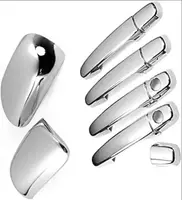 Manija de puerta lateral cromada y cubiertas de espejo para Toyota Corolla 2009-2013 / Toyota Yaris 2007-2011