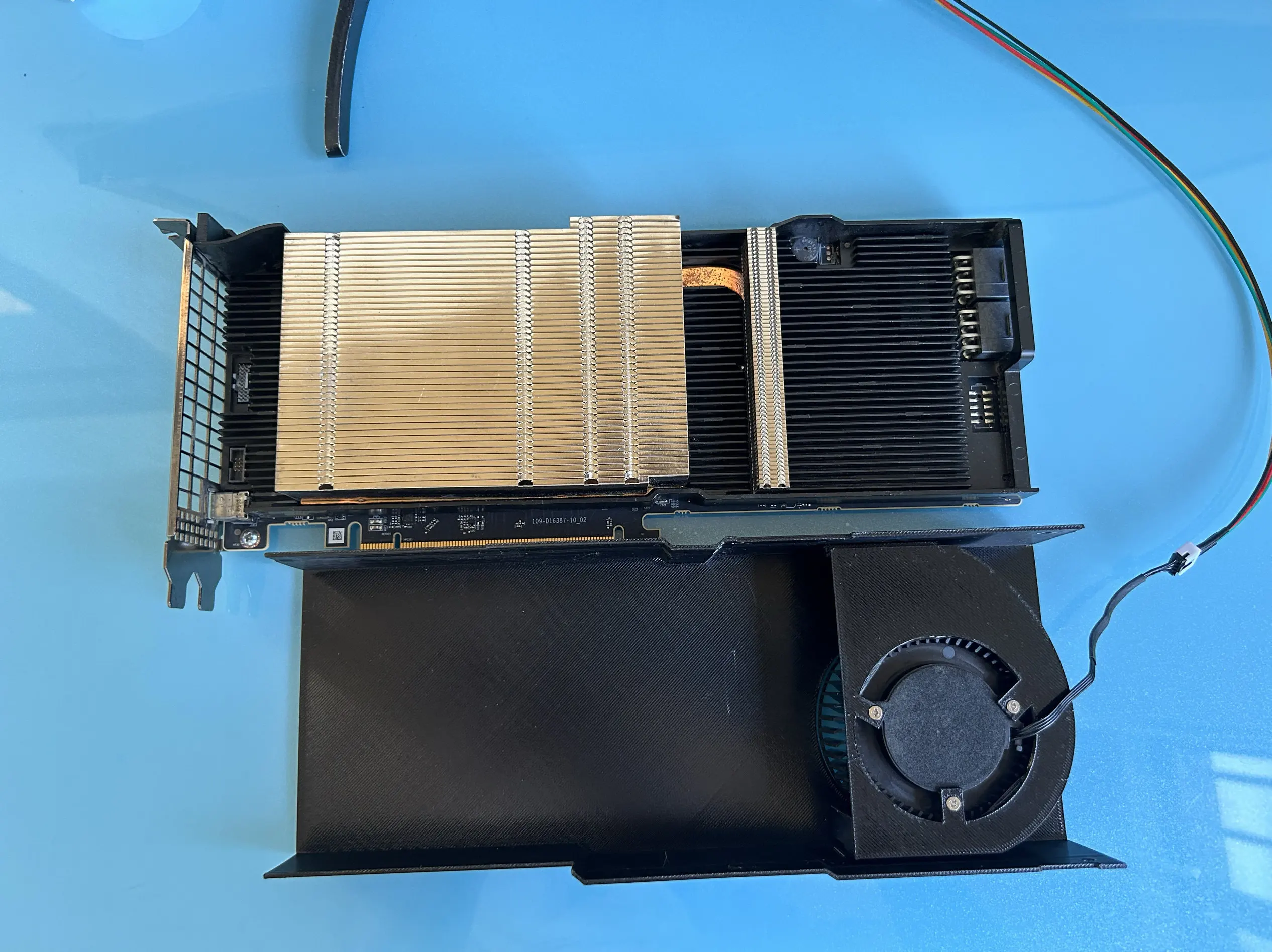 Suitable for AMD Mi50 Graphics Card Cooling Modification Built-in Turbofan