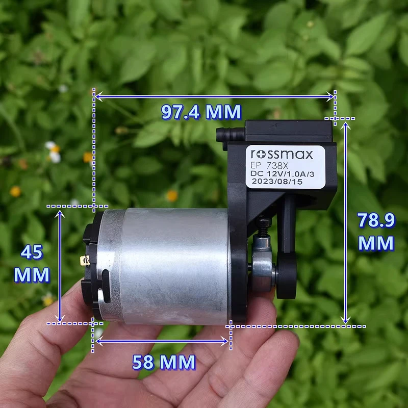 JQB4560 DC 12V Large Flow Micro Diaphragm Piston Pump Vacuum Air Pump Negative Pressure Suction Pump DIY Packer Machine