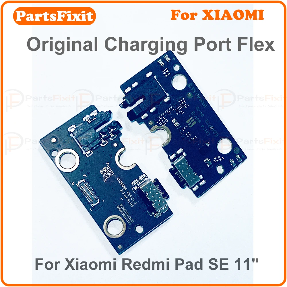 Image of Original-Ladeplatte für Xiaomi Redmi Pad SE 11 Zoll, USB-Anschluss, Schnellladeanschluss, Anschlussplatte, Subboard, Ladekabel
