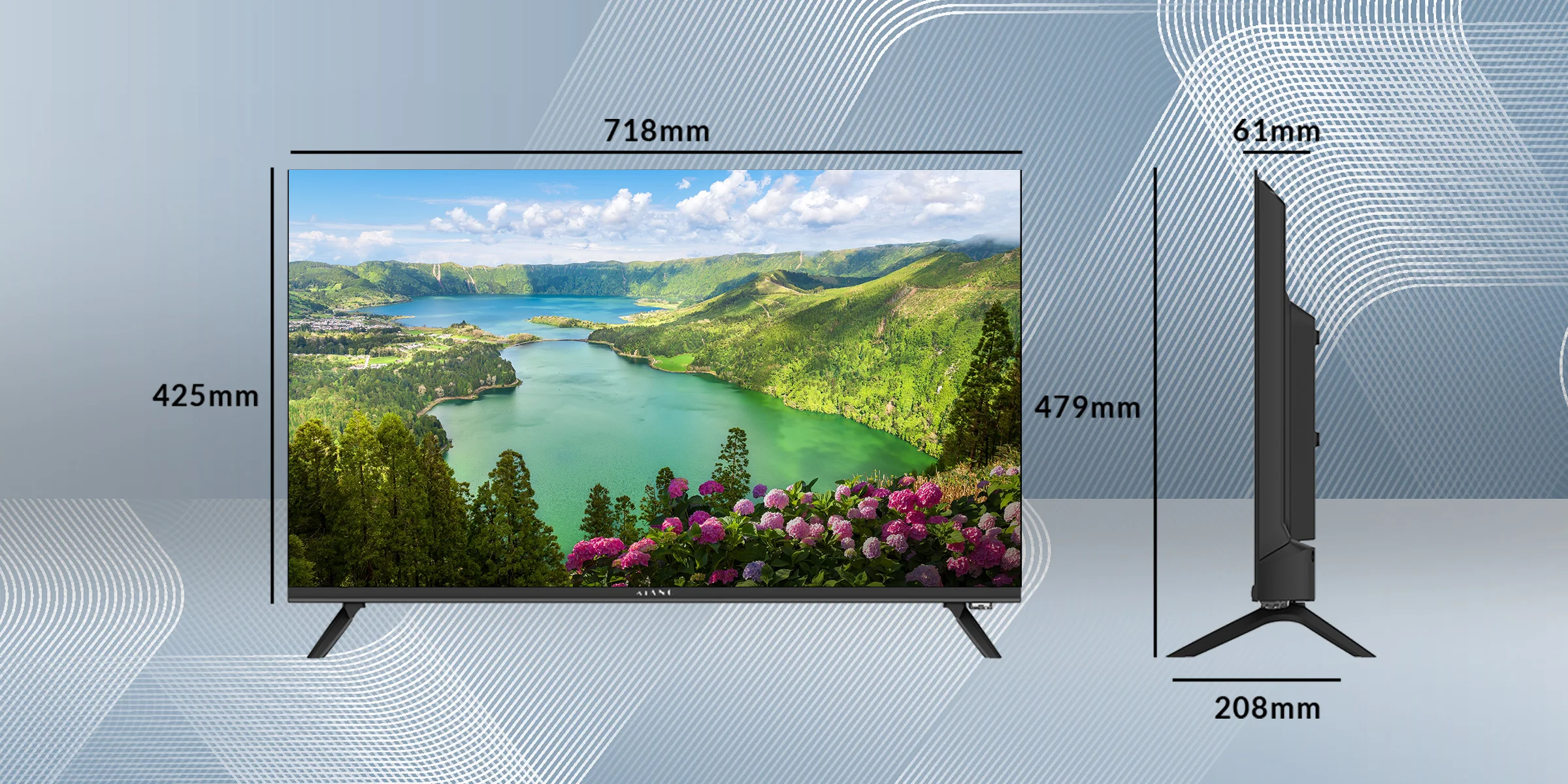 TV LED Kiano Elegance TV 32" HD Ready Negro