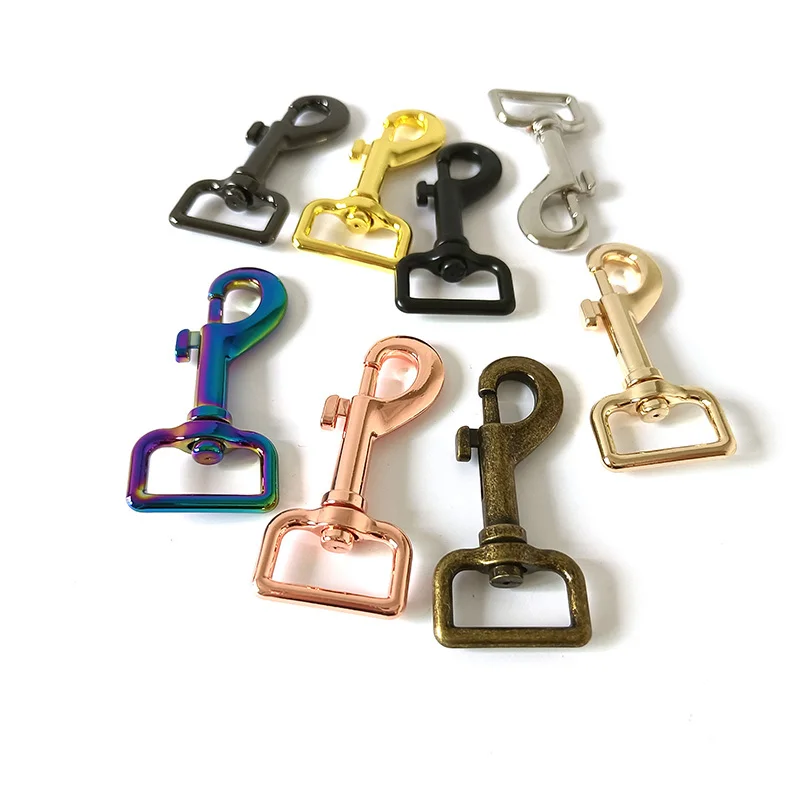 1Pcs/Lot 25mm Metal Buckle Swivel Lobster Clasp Carabiner Clip Snap Hooks For Straps Dog Pet Leash Hardware Sewing DIY Accessory