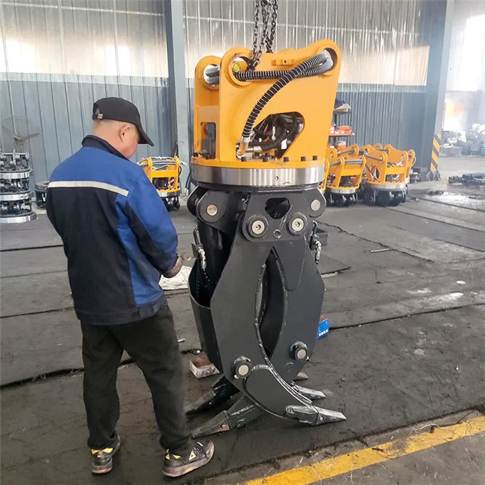Schnelle Installation Rotierender Bagger Grapple Bagger Rotierender Greifer Hydraulischer Greifer mit Rotation