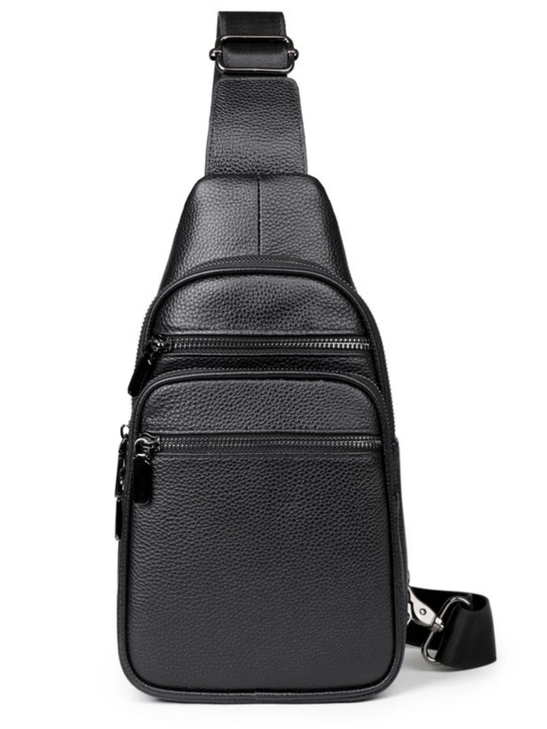 leather-men's-crossbody-bag-casual-business-single-shoulder-diagonal-bag-fashionable-multi-functional-sporty-chest-bag