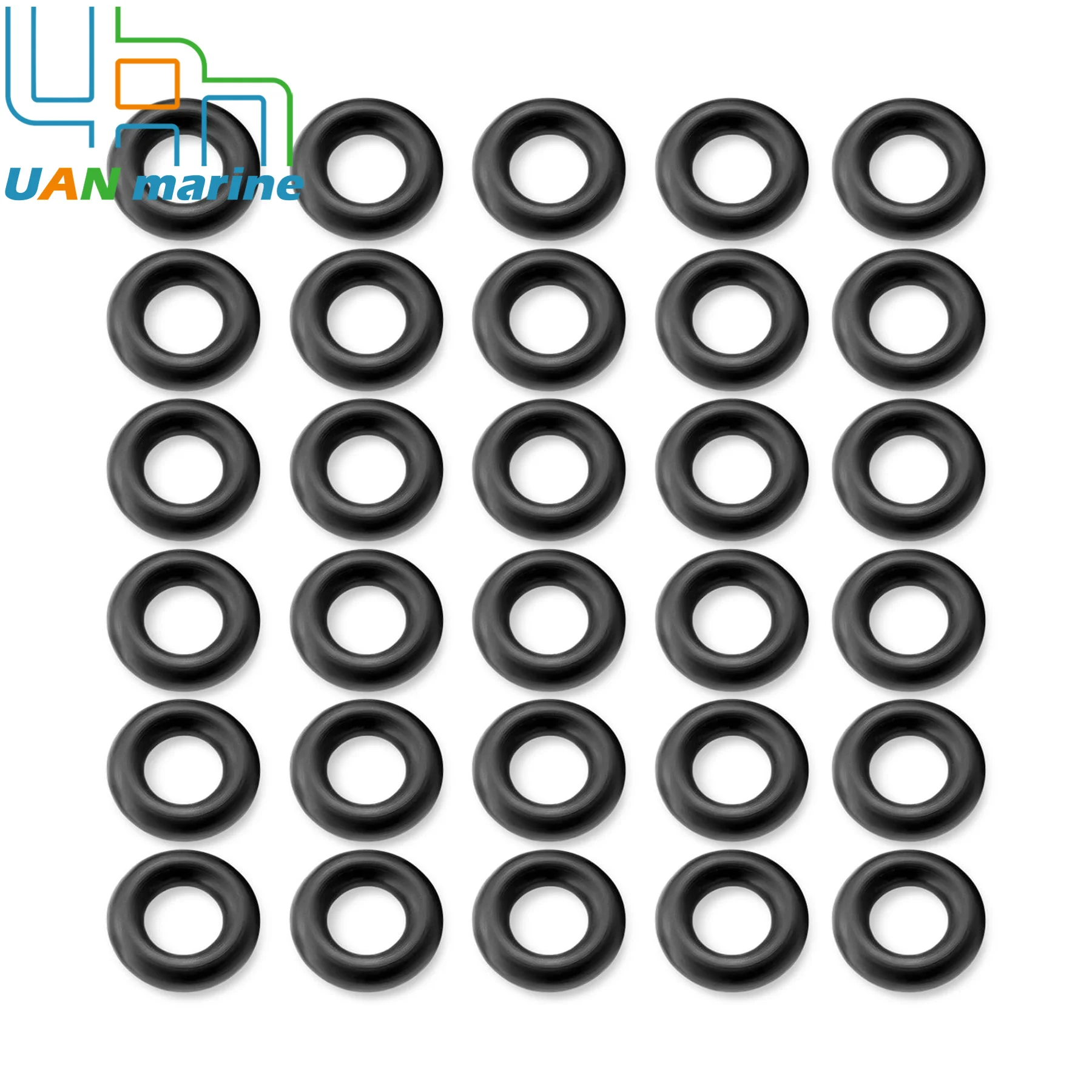 30 Pcs 335362 O-Ring Seal Fits for Johnson Evinrude 2-Stroke V4 90 To 115 HP V6 150 To 175 HP 1991-2006 Outboard Motor 0335362