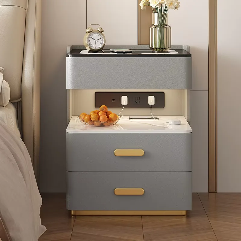 Outlet Office Nightstands Nordic Organizer White Luxury Modern Nightstands Bedside Bedroom Tavolino Da Letto Home Furniture