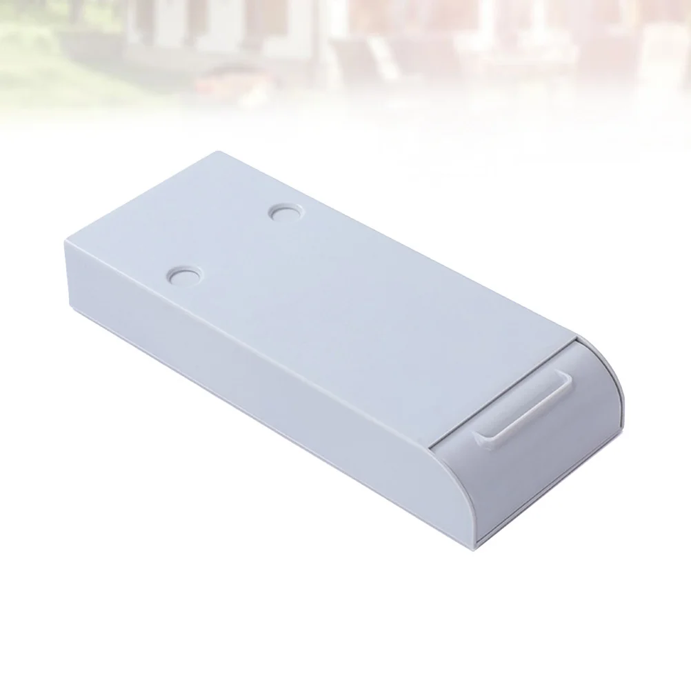 1Pcs Under Desk Adhesive Pen Container Drawer Type Invisible Organizer for Stationery Electronics Cosmetics Grey