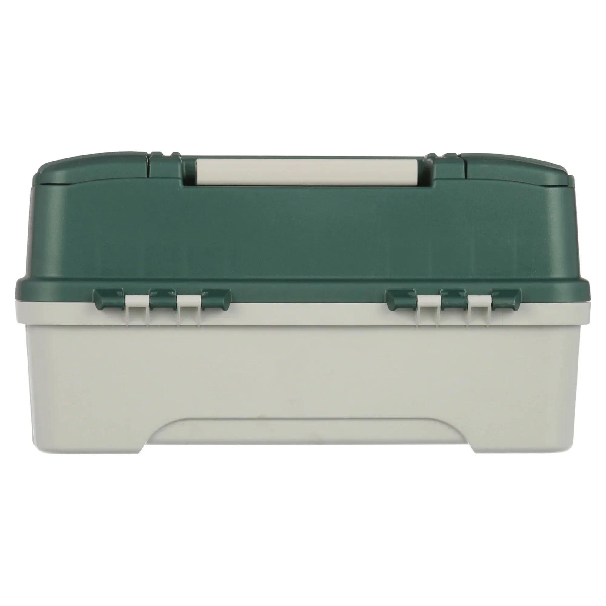 صندوق معالجة من 3 طبقات باللون الأخضر والأبيض لطعم معدات الصيد والتخزين في الهواء الطلق، تصميم متين للاستخدام طويل الأمد