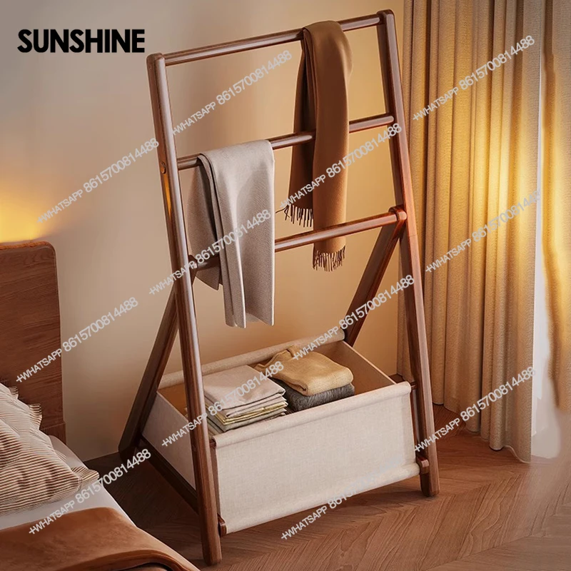 

Wardrobes Wooden Coat Racks Space Saving Storage Standing Hotel Coat Racks Pants Display Porte Manteau Entrance Hall