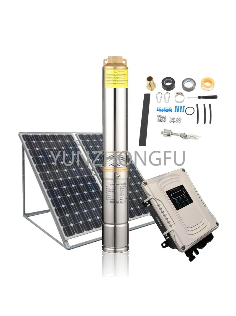 DC 48V Submersible Solar Powered Water Pumps Centrifugal Solar Borehole Pump