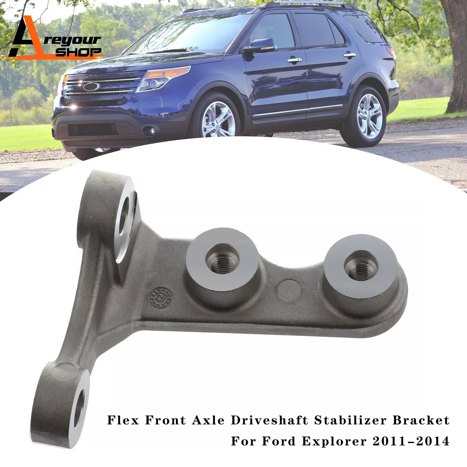 

Flex Front Axle Driveshaft Stabilizer Bracket for Ford Explorer 2011 2012 2013 2014