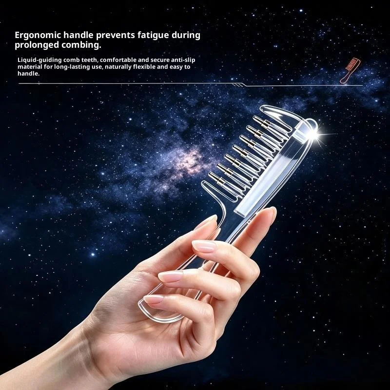 Scalp Liquid Applicator Comb Precise Dispensing Anti Hair Snagging Scalp Massage For Daily Care Hair Growth Home Travel〔DD329〕
