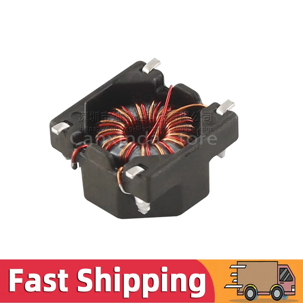 5pcs Common Mode Choke Inductor Inductance 1mH 1000uH 1A Power Supply Switching Signal Filter Magnetic Coil Noise Suppression