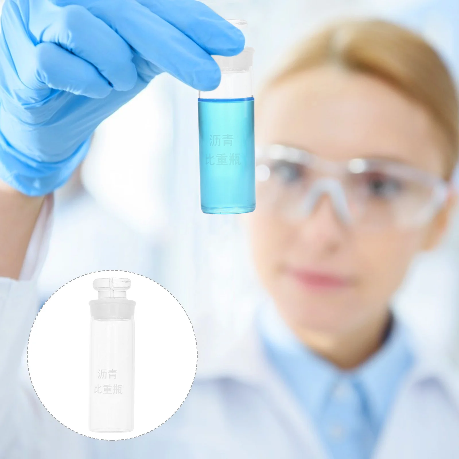 Asphalt Pycnometer Laboratory Glass Bottle Measuring Beaker Density Cups Bottles