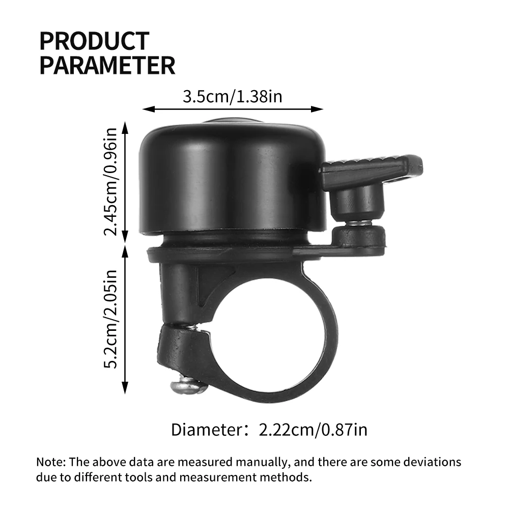 VXM Bicycle Bell MINI Aluminum Alloy Bike Ring Bell Safety Warning Alarm Loud Sound Handlebar Bell MTB Horn Cycling Accessories