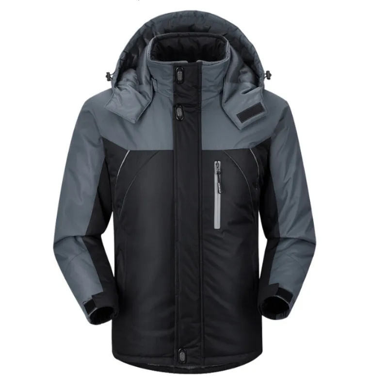 

Мужская куртка-карго, зимняя контрастная цветная лоскутная куртка с воротником-стойкой, мужское пуховое пальто, утепленная теплая мужская верхняя одежда на молнии с длинными рукавами