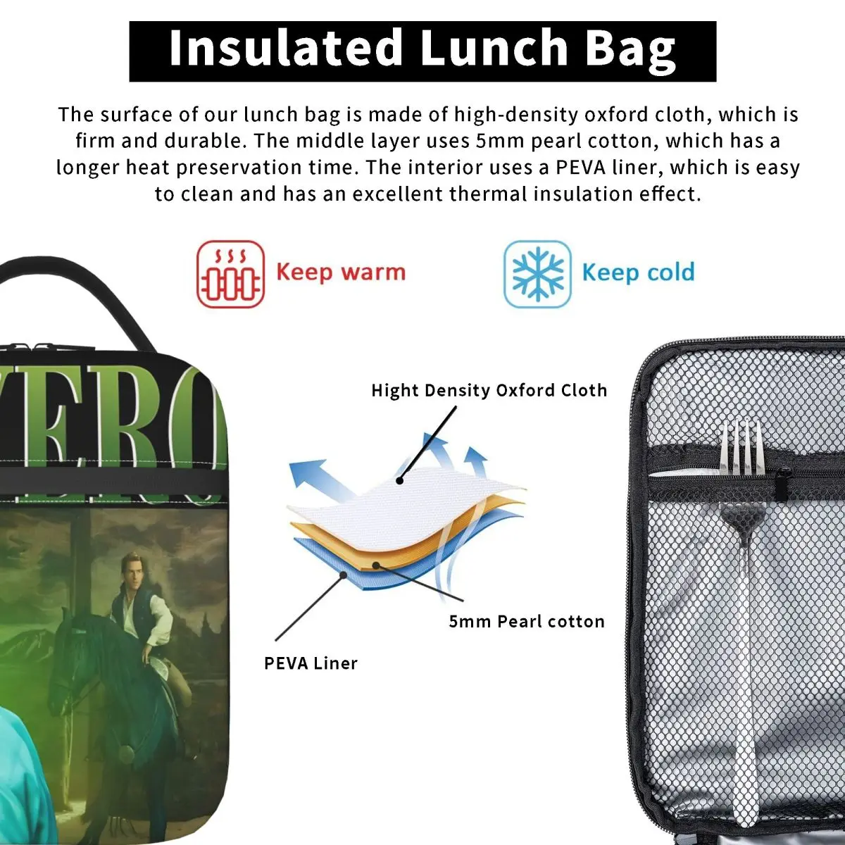 Сумка для обеда Jonathan Bailey для девочек, дизайнерская коробка для завтрака, эстетичная офисная сумка-холодильник, портативная сумка-тоут Оксфорд, сумки для еды