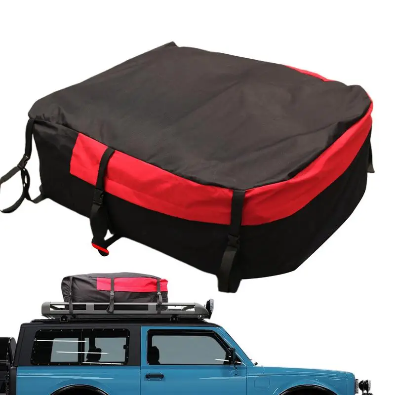 

Rooftop Cargo Carrier Waterproof Car Roof Storage Bag Roof Rack Luggage Box Travel Accessories Car Topper Luggage With Buckle