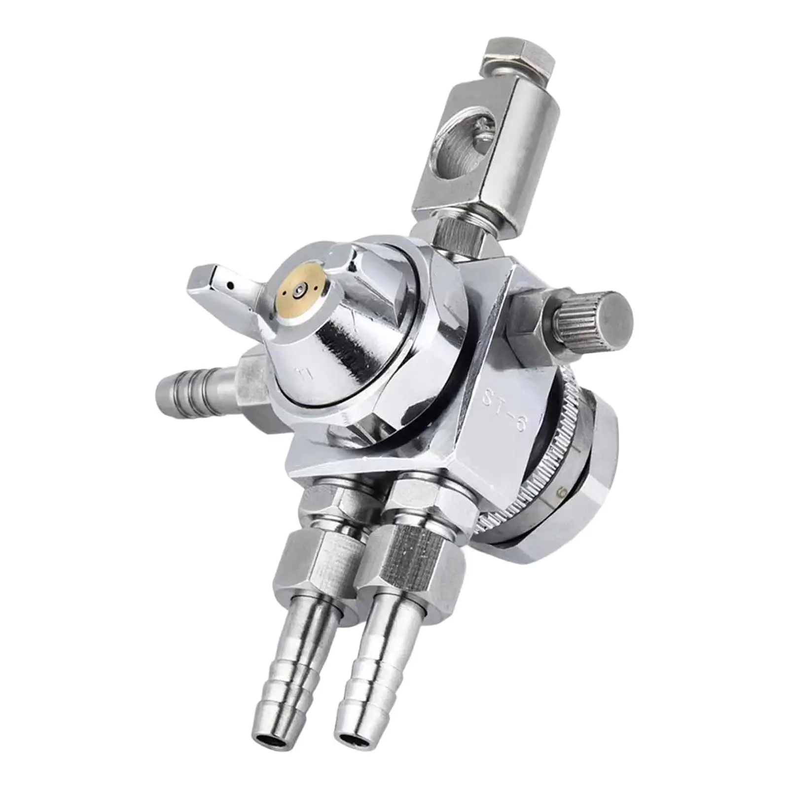 Stainless Steel Atomization Spray Nozzle Airless Paint Sprayer Adjustable Spray Width Tool for Production Line Use