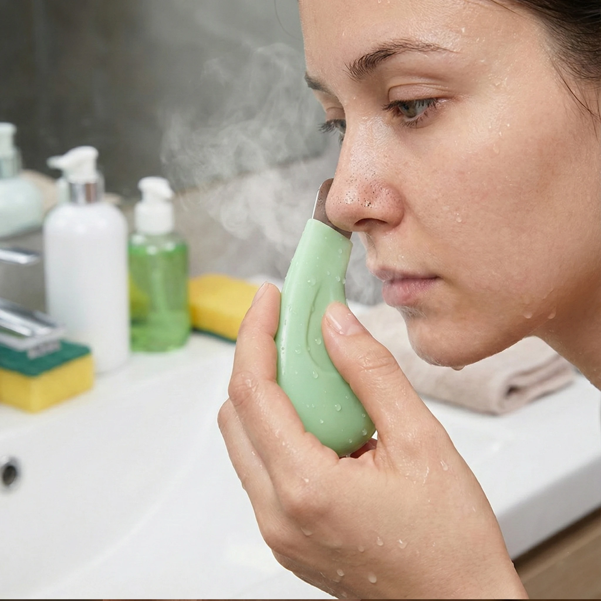 Herramienta para Eliminar Puntos Negros y Blancos de la Nariz y el Rostro - Limpiador de Poros, Herramientas para el Cuidado de la Piel para Mujeres