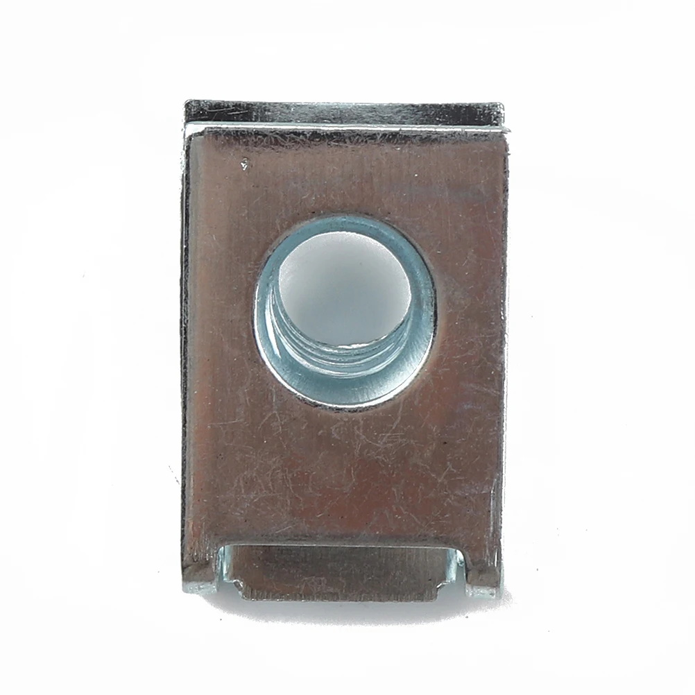 

60Pcs Clip Nut High Strength Elastic U Nut Fasteners for Panel Bumper Motorcycle Fairing Manganese Steel Self Tapping