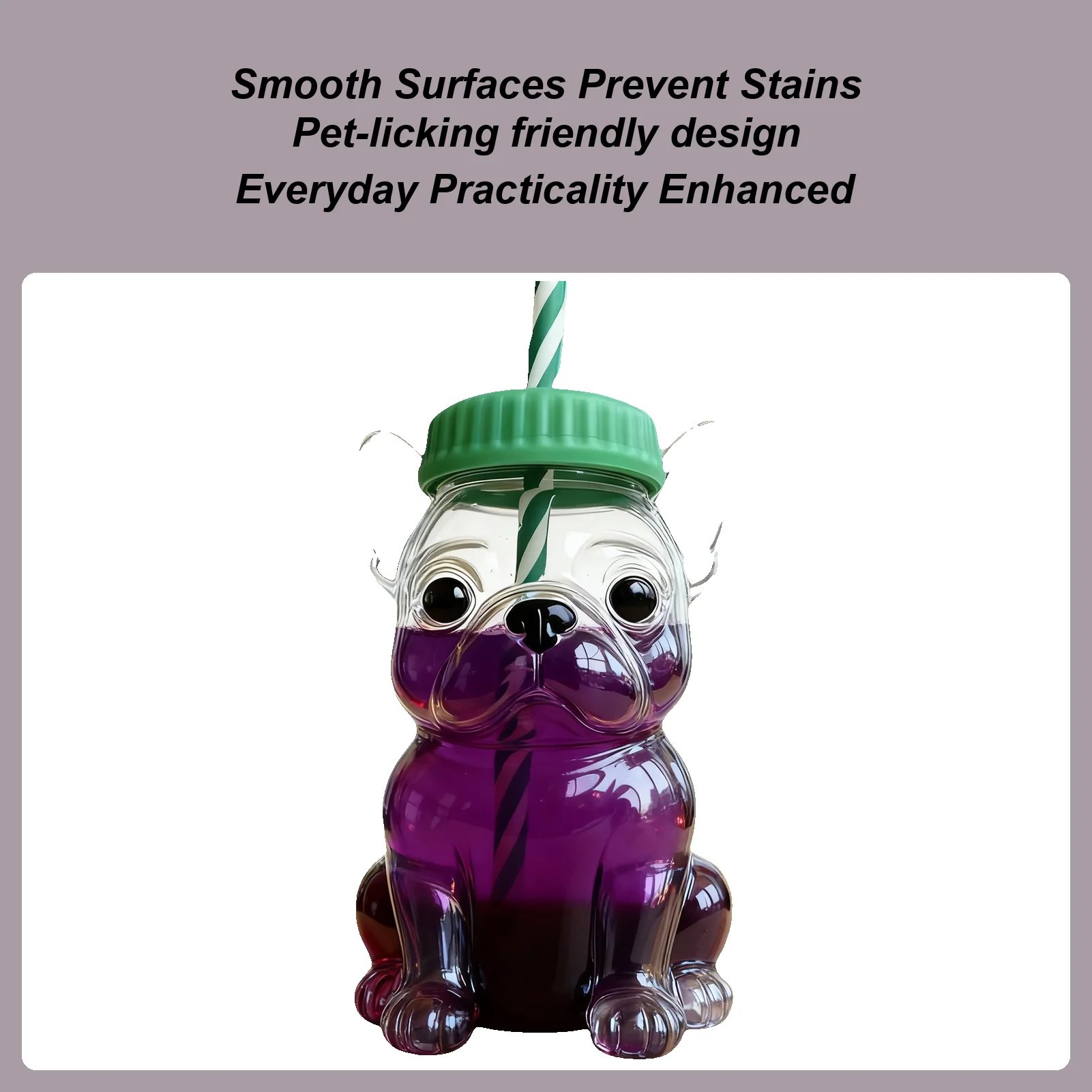 

Straw Sippy Cup Leakproof Reusable Cute Mug Drinking Bottle Cold Drink Travel Mug For Drink Juice Beverage Children Adults Home