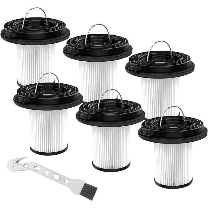 6 filtros de repuesto para aspiradora inalámbrica Bissell CleanView XR 200W Pet 300W Powerlifter Turbo, piezas de repuesto 1638010