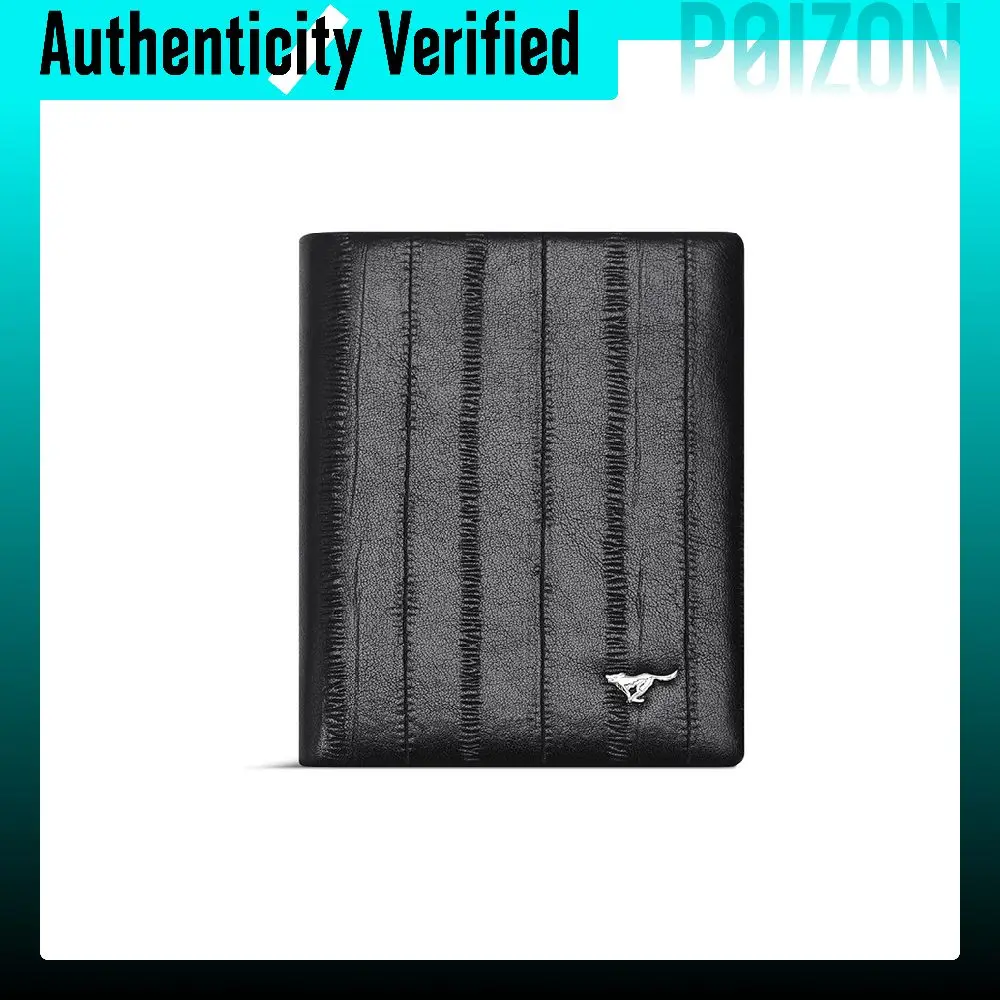 SEPTWOLVES Top Grain Cow Leather Money Clip, Wallet, Card Holder Regular Men's Black PD341039-2