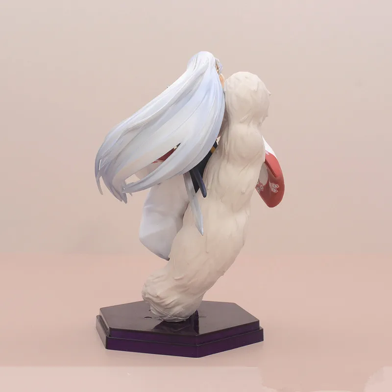 20cm Inuyasha Anime Figure Sesshoumaru PVC Action Figure Higurashi Kagome Figurine Collectible Model Toys Kid Gift