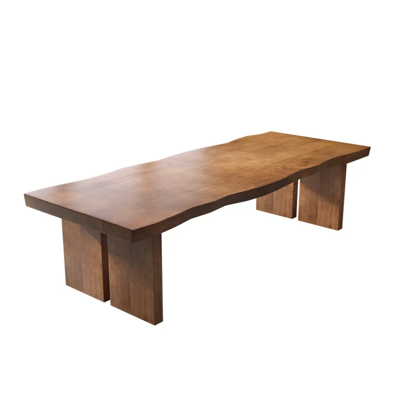 

Простой современный верстак, большой письменный стол, большой конференц-стол из цельного дерева и комбинация стульев