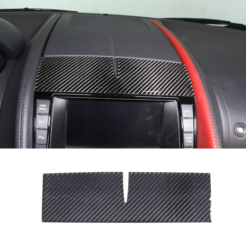 For 2013-2022 Jaguar F-TYPE soft carbon fiber car styling central control decoration sticker car interior protection accessories